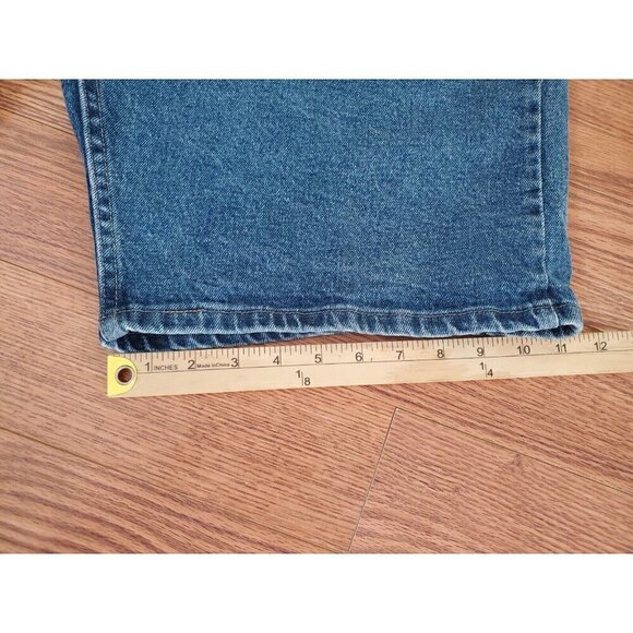 Wrangler Jean Shorts Denim Men's Size 40"x10" Blue Medium Wash Dad Shorts EUC - Picture 7 of 7